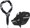 ABUS Anschließkette Adaptor Chain ACH 2.0 6KS/100BK + ST5950 inkl. Tasche 6 mm schwarz 100 cm