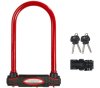 Master Lock Bügelschloss 8195 Rot 13 mm x 210 mm x 110 mm Schlüssel